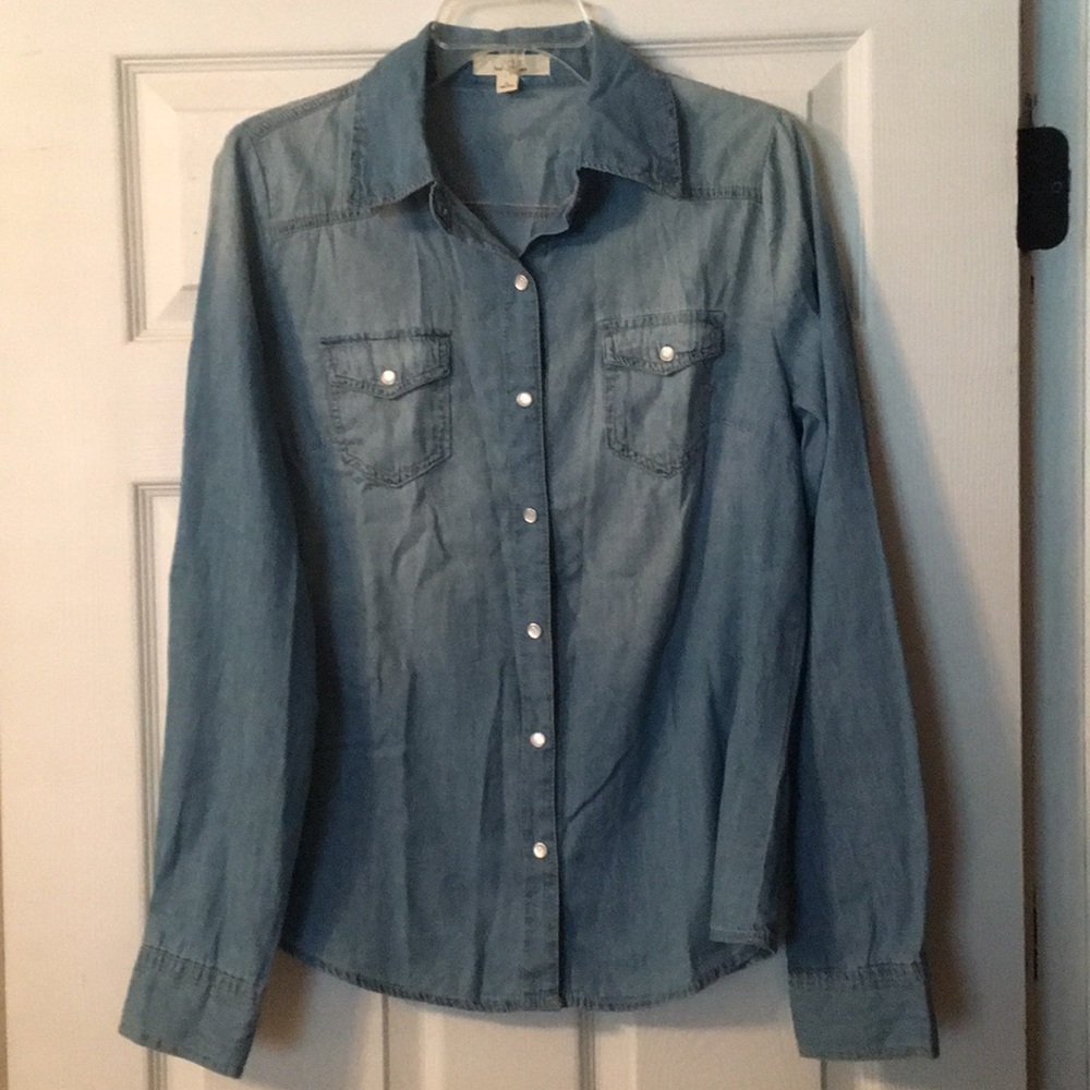 Denim shirt long sleeves
